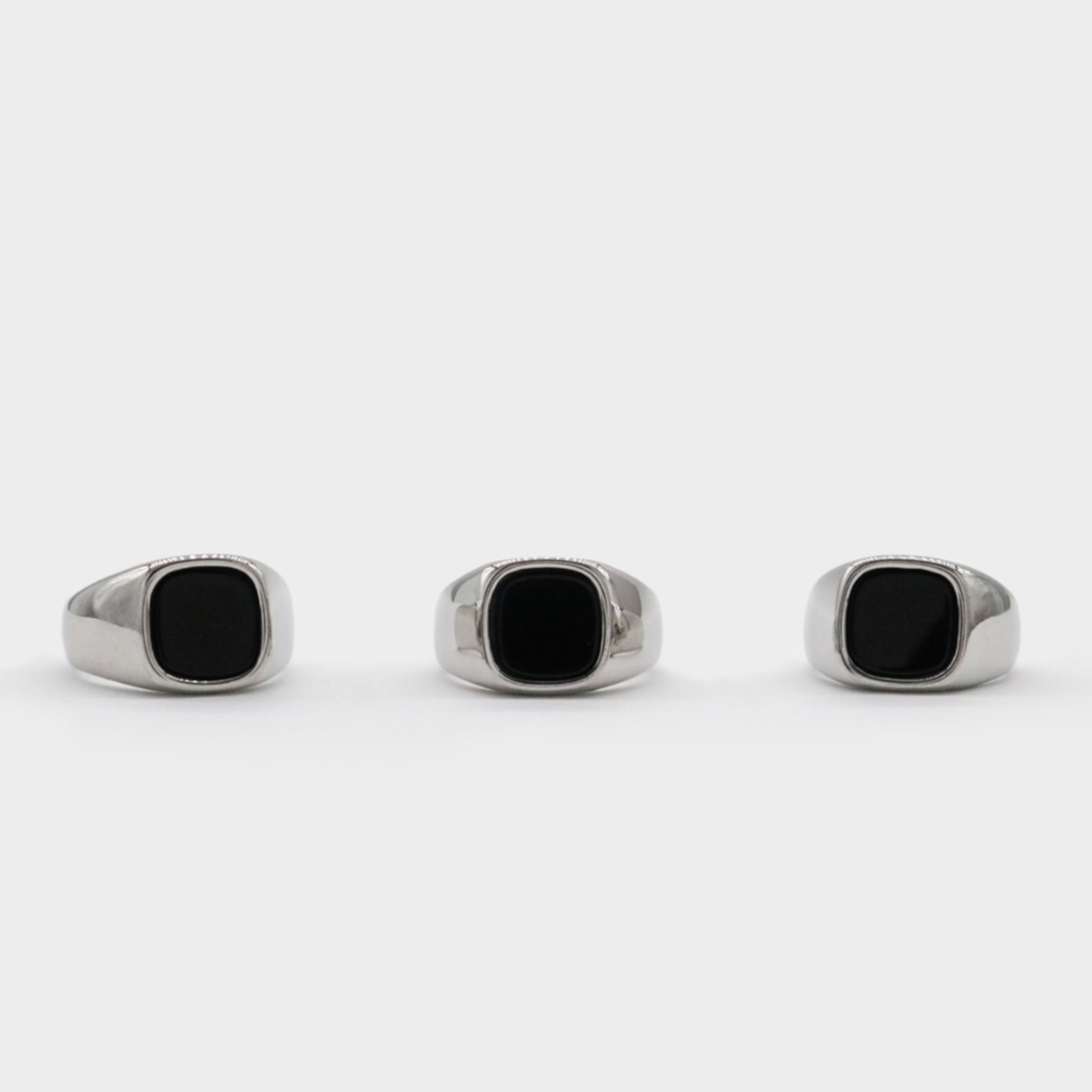 Black rounded ring