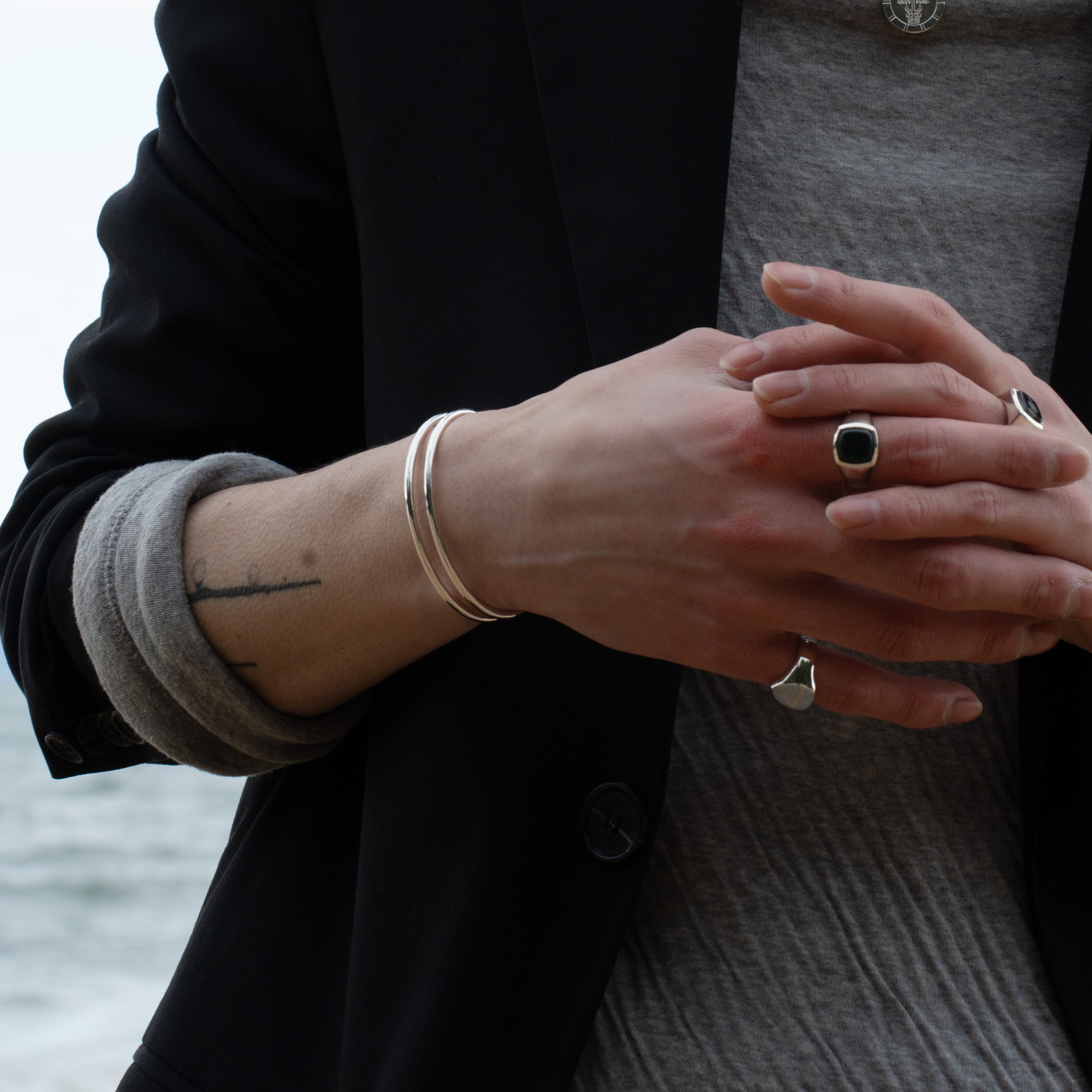 2line bangle【受注品】