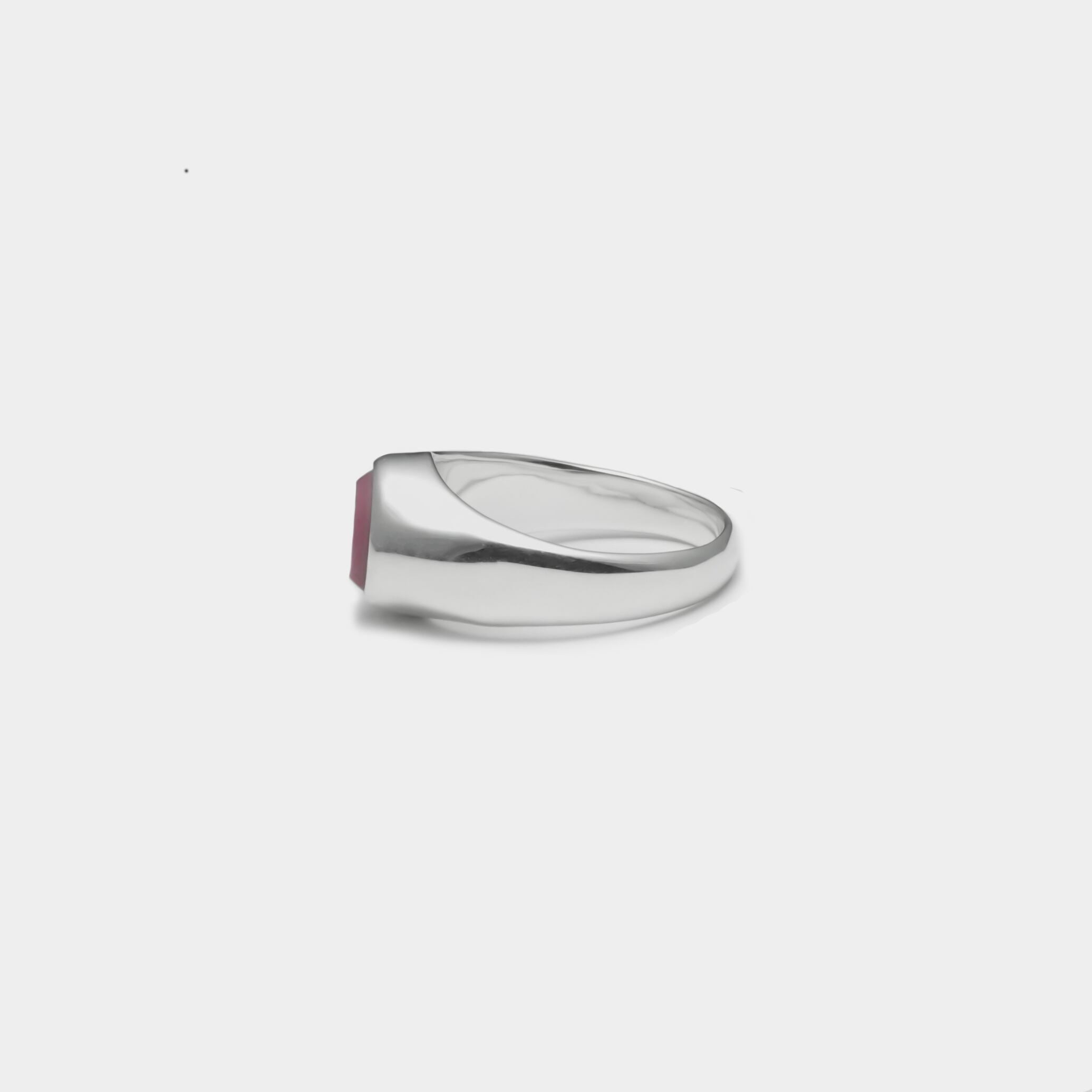 Rhodonite stone ring【受注品】