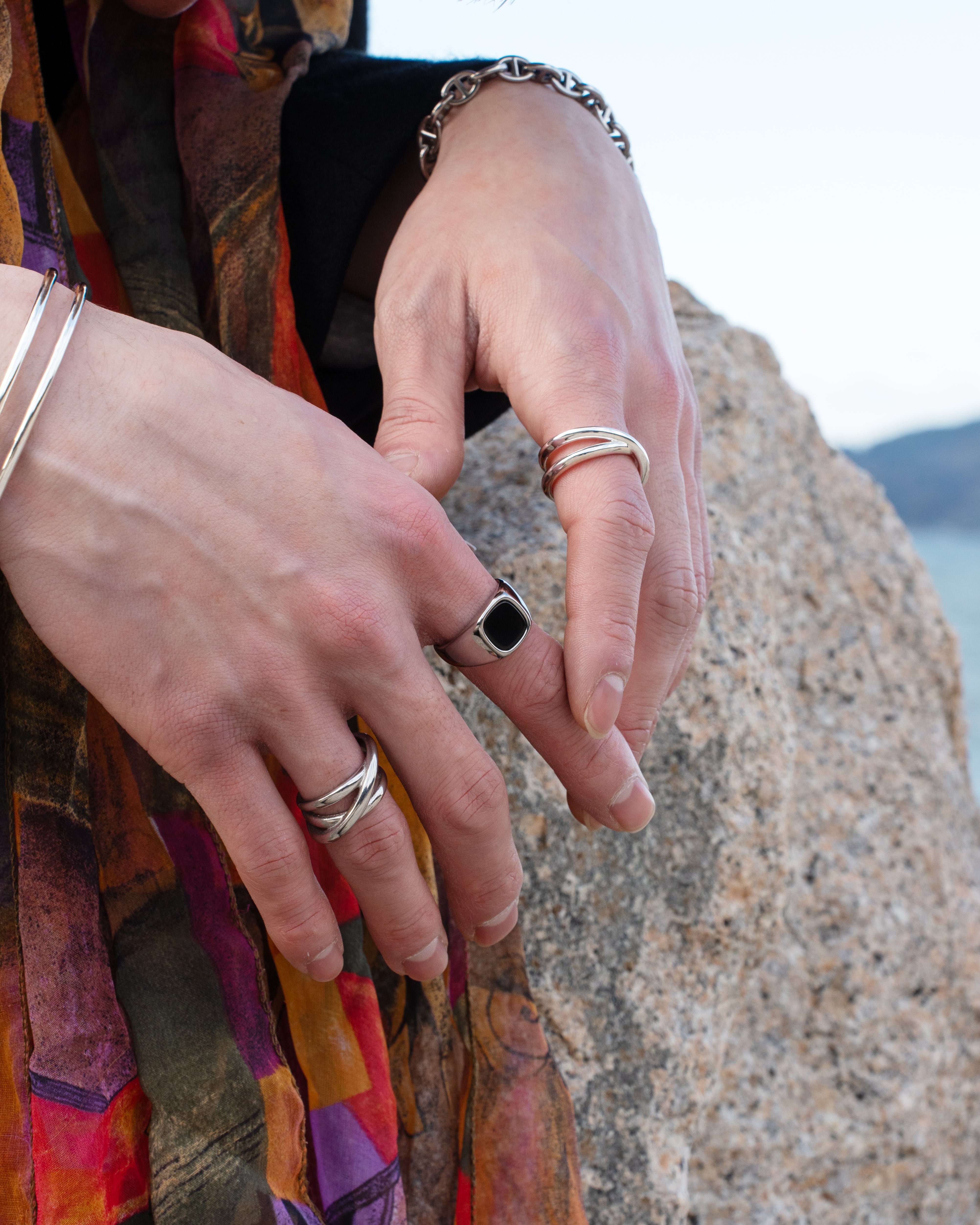 triple cross ring