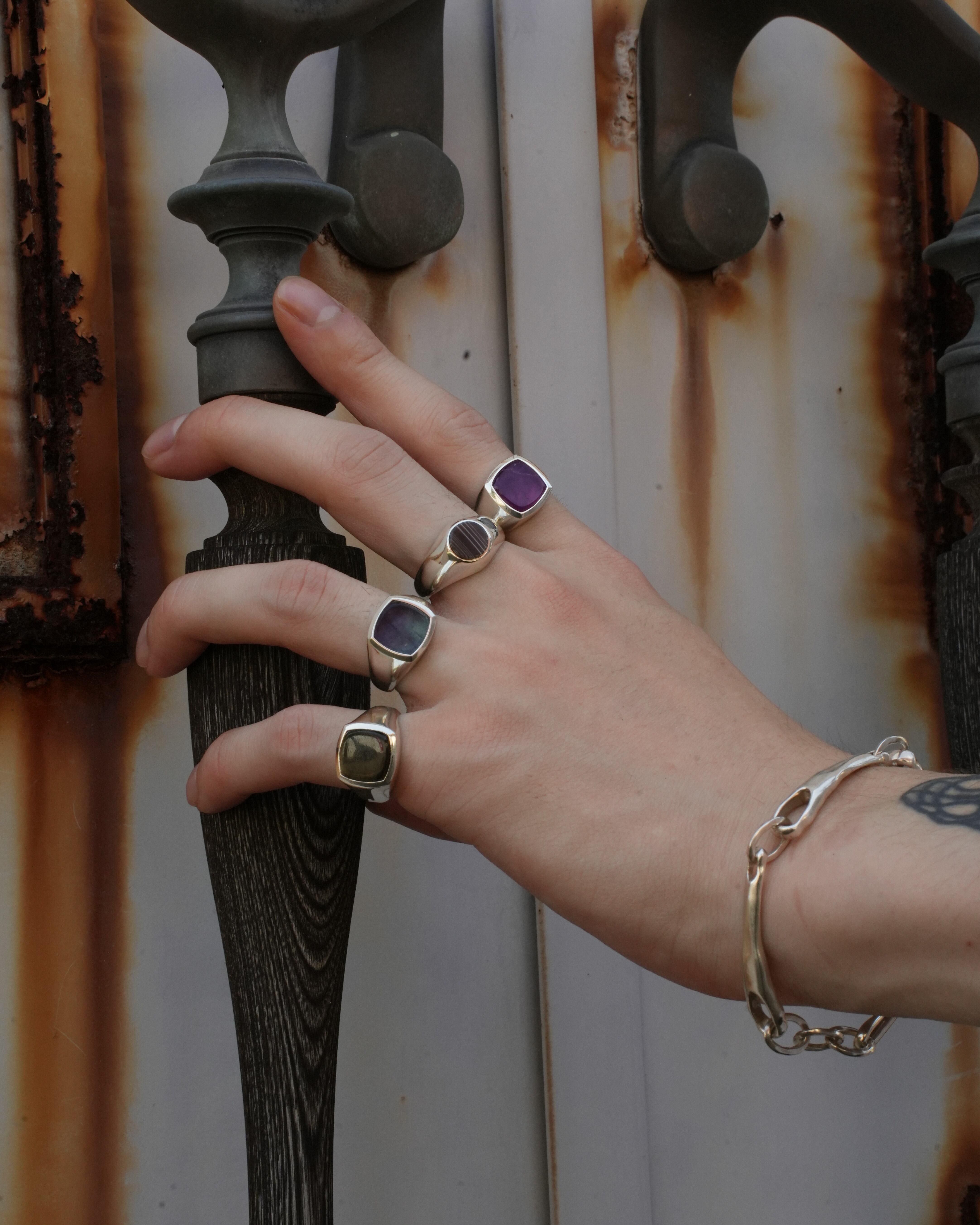 Botswana Agate ring【受注品】