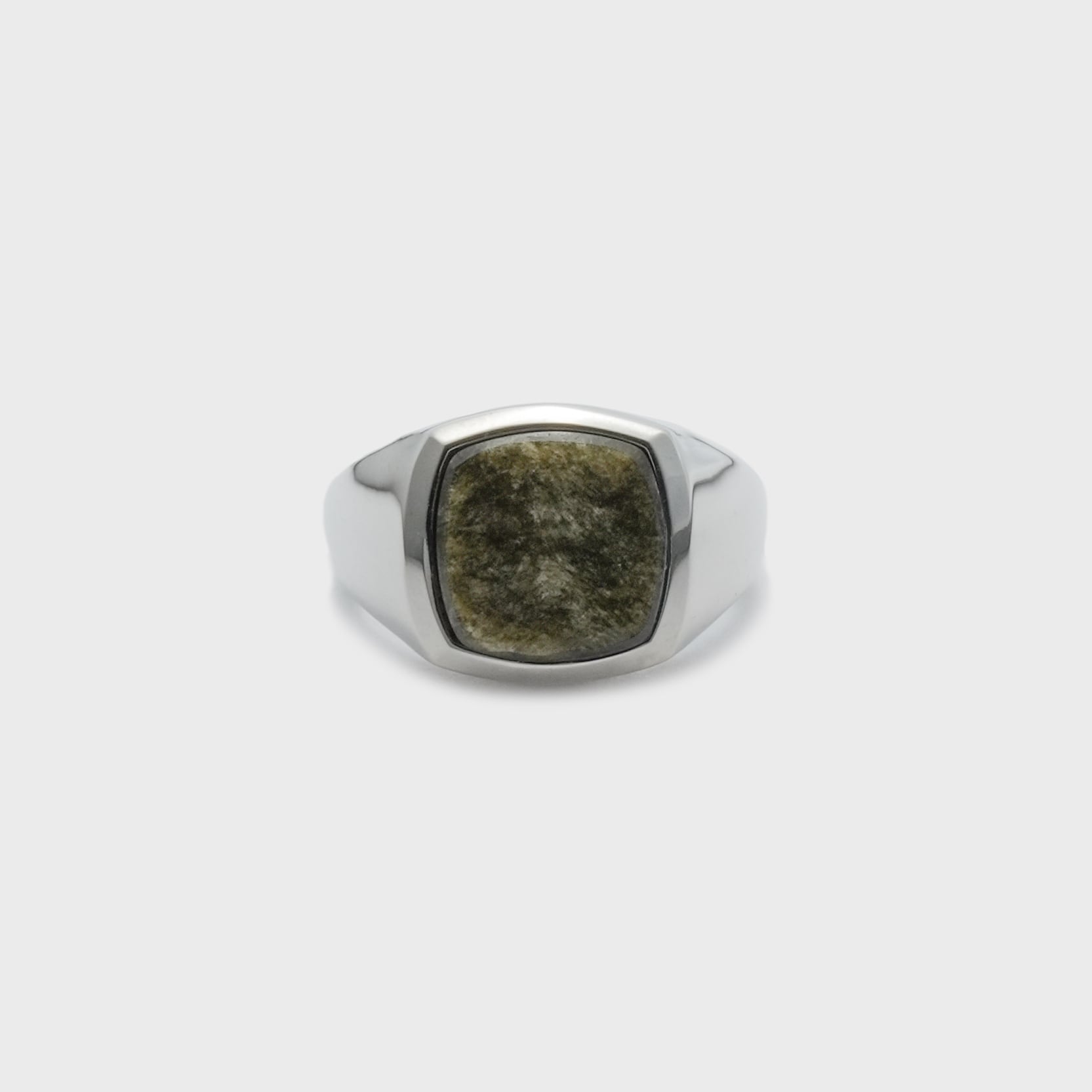 gold obsidian ring【受注品】