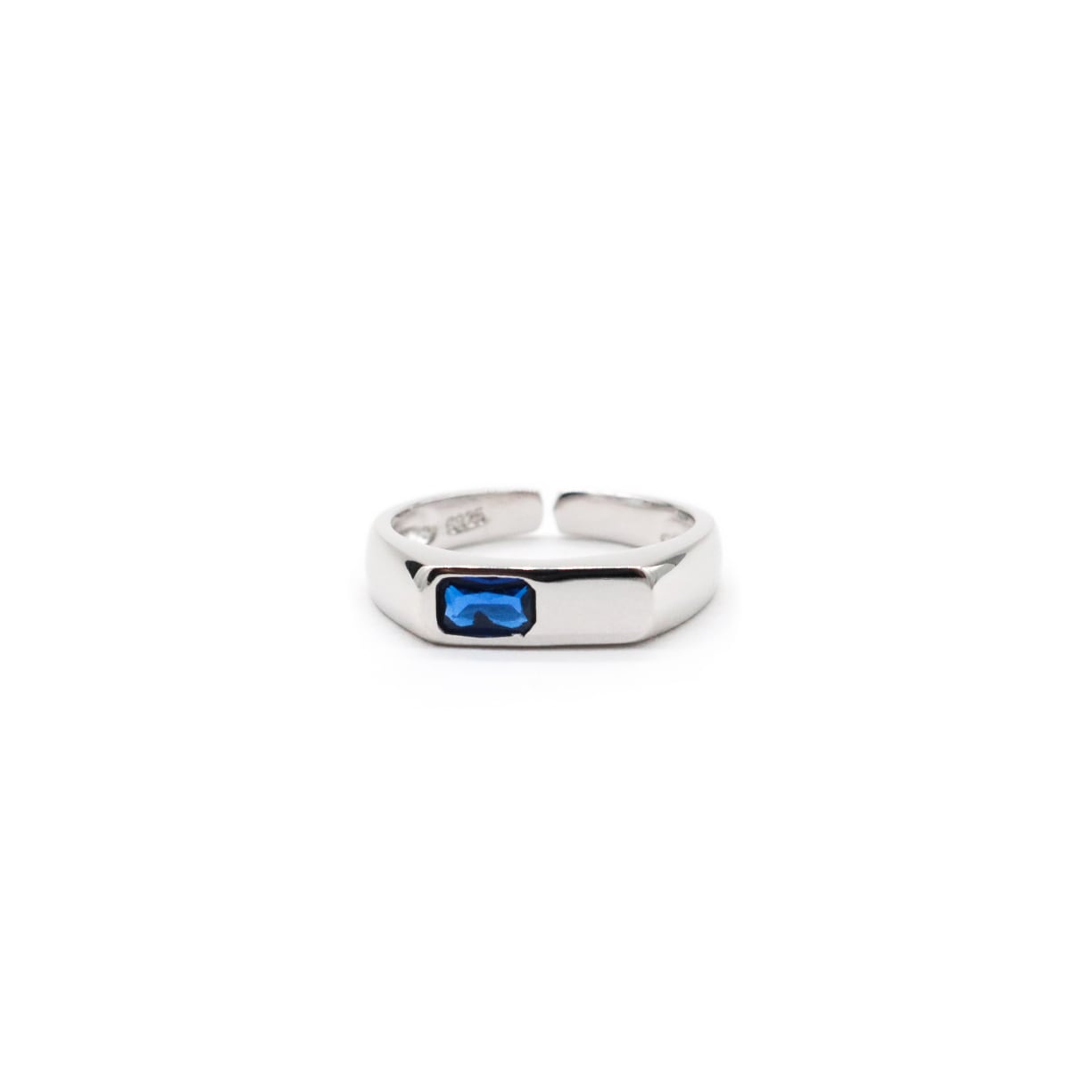 blue stone ring