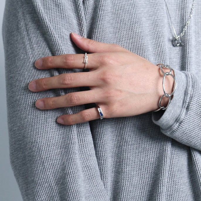 blue stone ring
