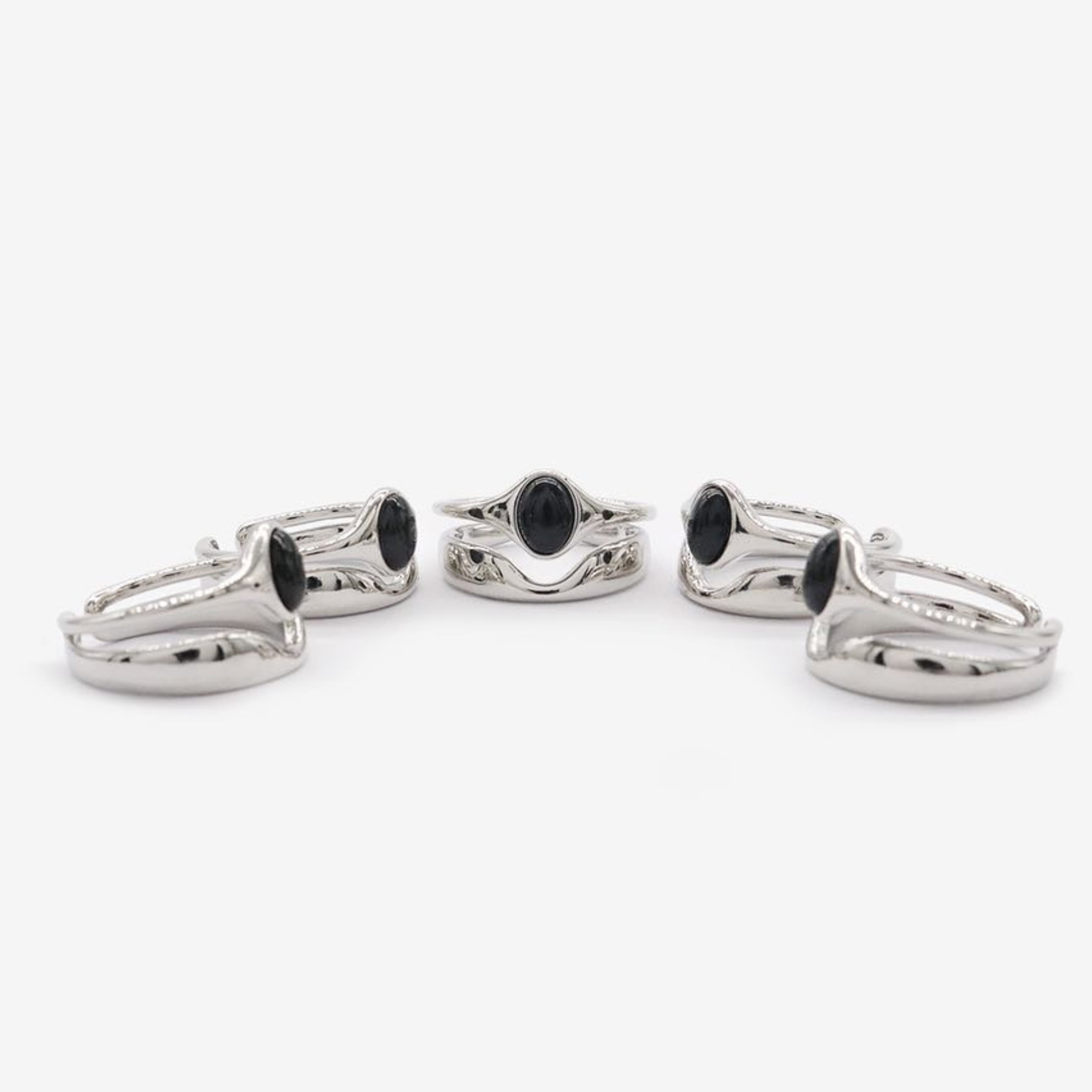 Black double ring