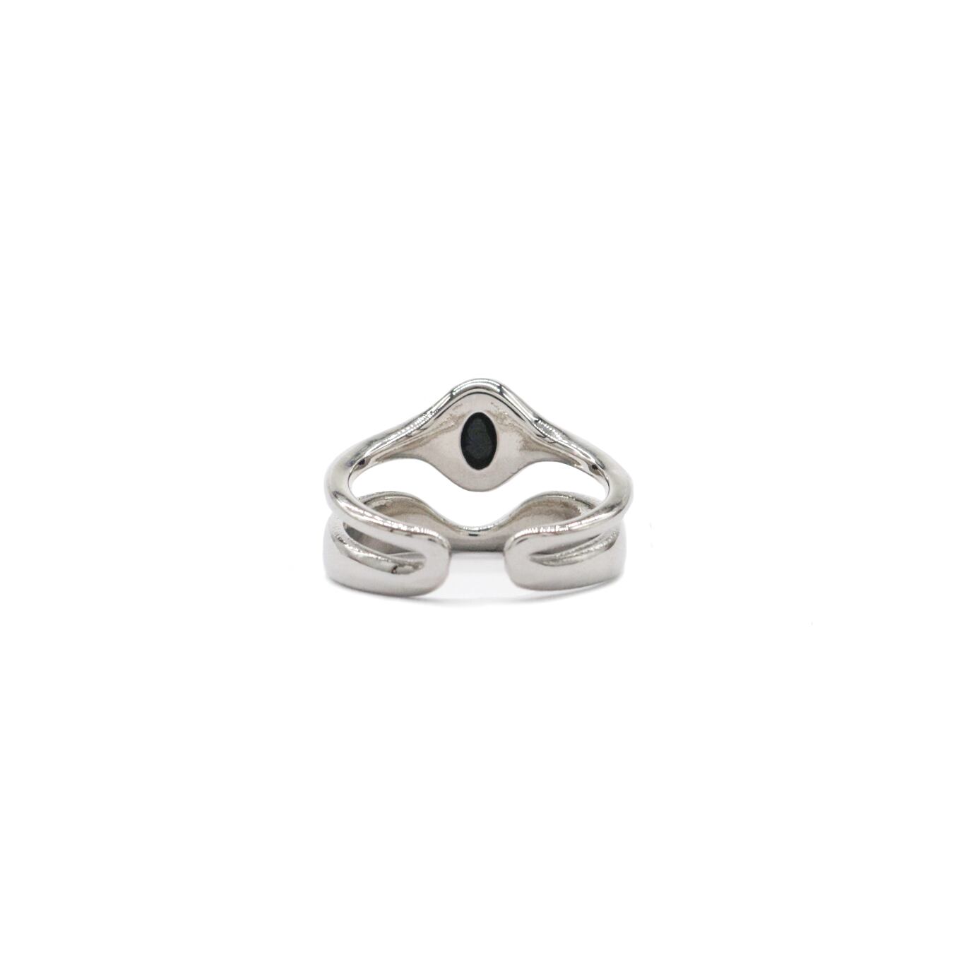 Black double ring