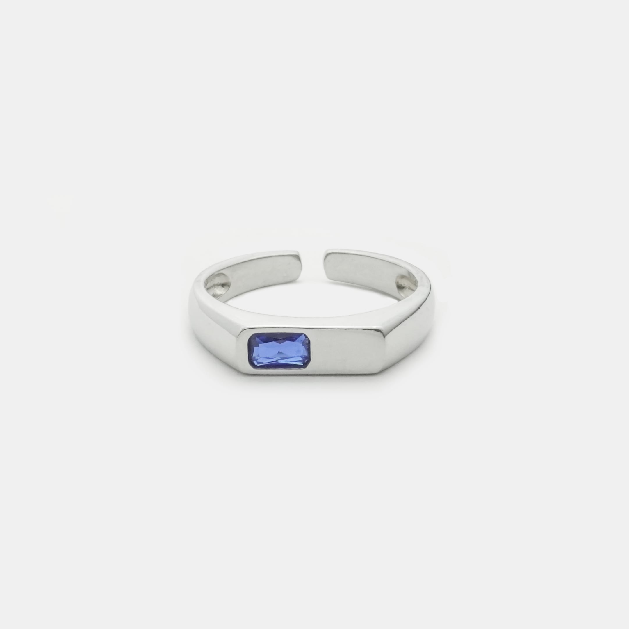 blue stone ring