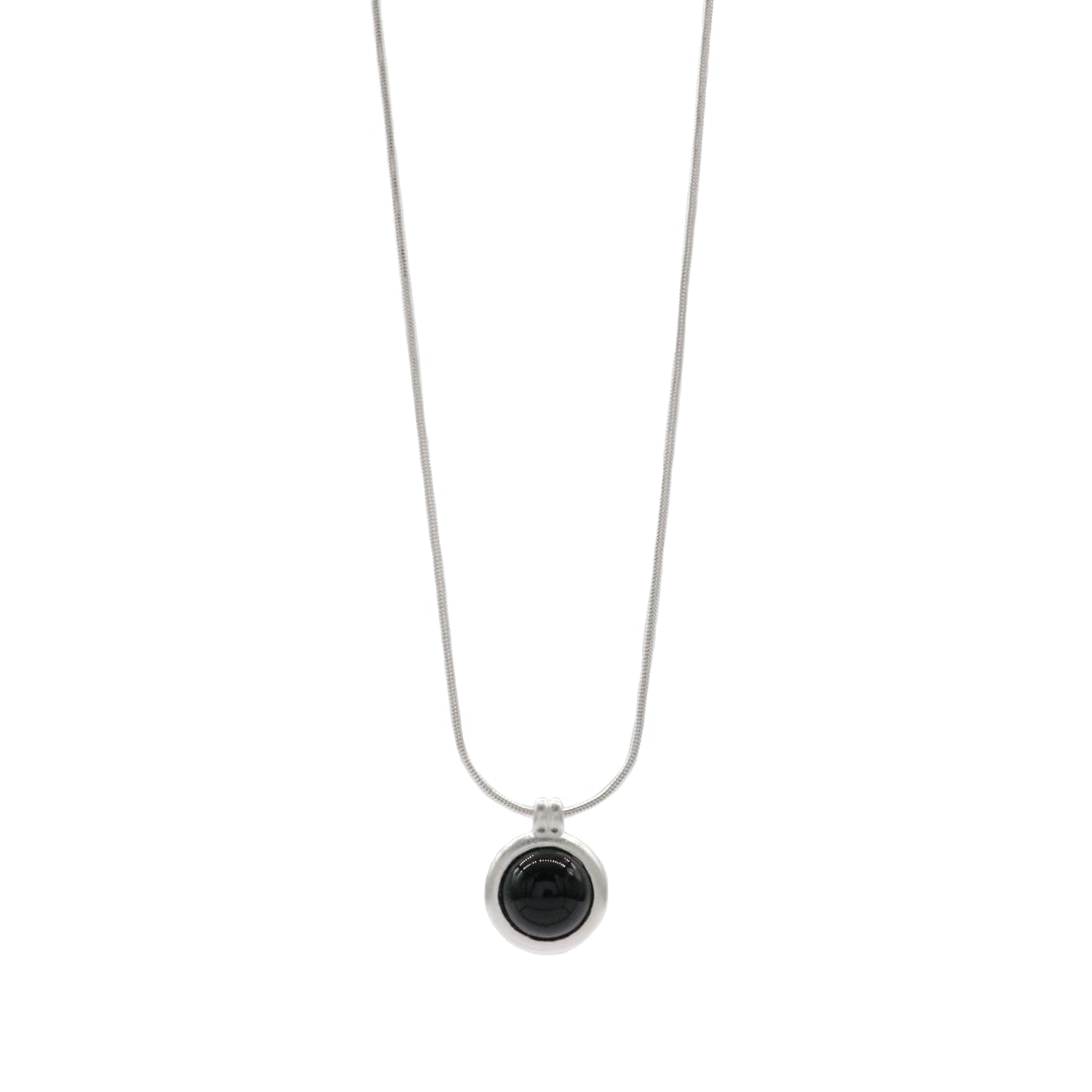 Black stone necklace
